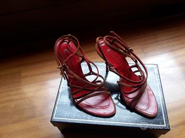 Sandali gioiello corallo Cesare Paciotti n. 37