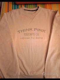 Felpa Think Pink tg. M
