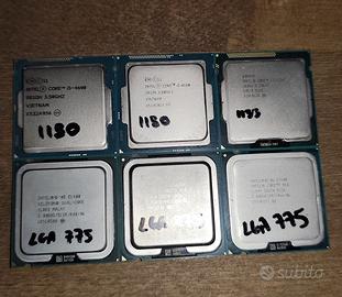 Lotto processori desktop Intel