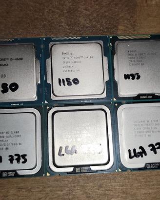 Lotto processori desktop Intel
