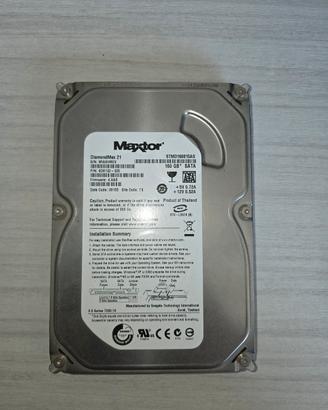 HDD Maxtor 160GB(Aggiunta Gioco)