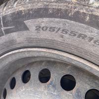 Gomme invernali 205/55/16 con cerchio per Ford foc