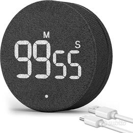 Timer Visivo LED Magnetico Nero NUOVO