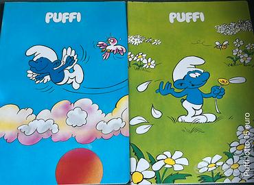Quadernoni Puffi lotto