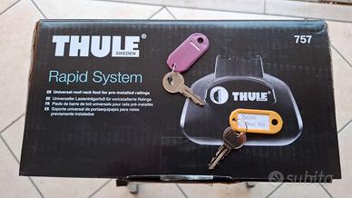 4 Piedi THULE 757 Rapid System barre longitudinali