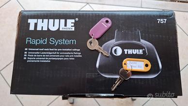 4 Piedi THULE 757 Rapid System barre longitudinali