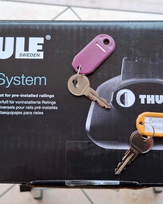 4 Piedi THULE 757 Rapid System barre longitudinali