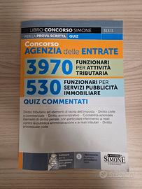 Simone libro quiz agenzia delle entrate 