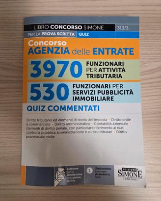 Simone libro quiz agenzia delle entrate 