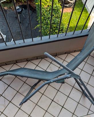sedia sdraio lettino giardino balcone