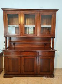 vetrina in legno antica 