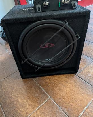 subwoofer e amplificatore alpine
