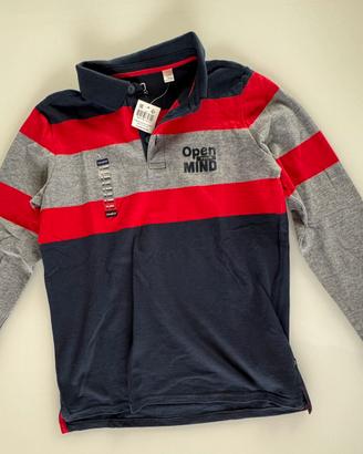 Polo maniche lunghe per bambino 12 anni