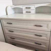 Armadio a ponte stile shabby piu comò