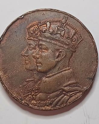 Canada, 1939, Re Giorgio VI, medaglia