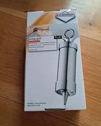 Siringa professionale per dolci in acciaio inox