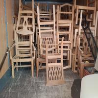 Sedie in legno massello