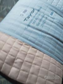 trapunta in microfibra doubleface grigio/arancio