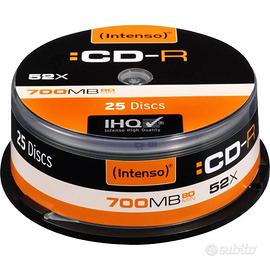 CD recordable 700 MB INTENSO  70pz.