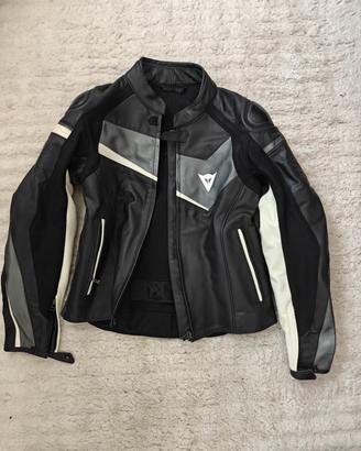 giacca Dainese Racing 3 Lady in pelle tg48