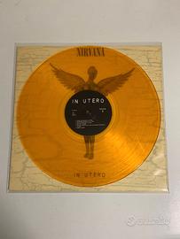 Nirvana - In Utero LP clear orange 2014