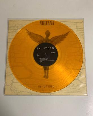 Nirvana - In Utero LP clear orange 2014