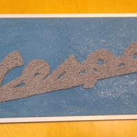 Quadro Vespa , creato con la Sabbia.