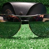 Occhiali da solo ragazzo uomo Rayban custodia