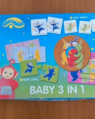 Lisciani Baby 3 in 1 Teletubbies - Logic Forms Mem