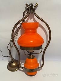 Lampada Space Age arancione vintage anni ’70