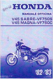 Manuale ITALIANO Honda VF 750 Custom