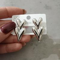 orecchini cuori in acciaio 