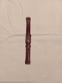 cinturino per orologio Swatch pelle marrone 14mm