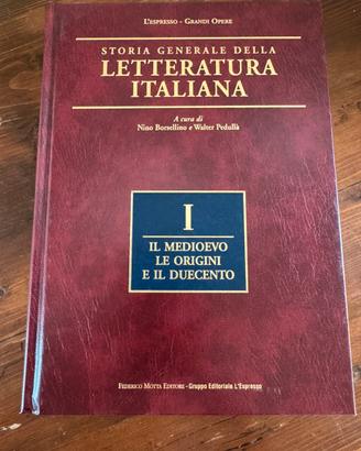 Volume I storia generale della letteratura italian