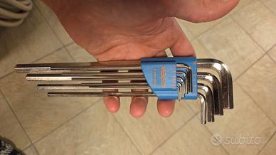 9 chiavi maschio esagonali A3107/93 ABC Tools