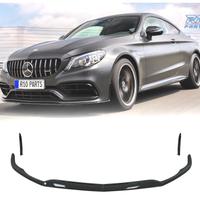 SPOILER LIP MERCEDES W205 C205 15-21 LOOK C63 NERO