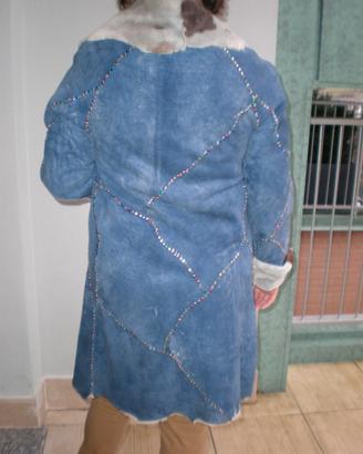 Montone rasato azzurro
