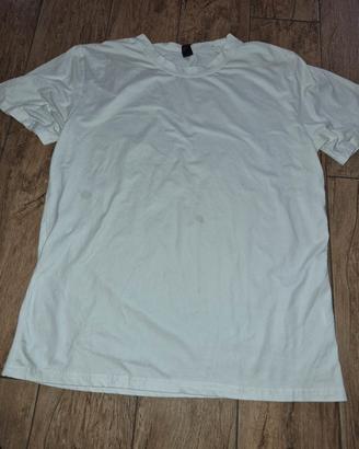 T-shirt Bianca Base Shein – Taglia M