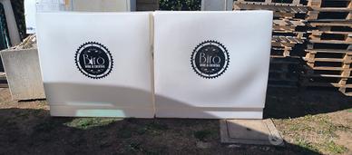 2 pezzi bar luminosi 