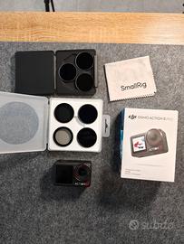 DJI Osmo Action 5 Pro con accessori e filtri