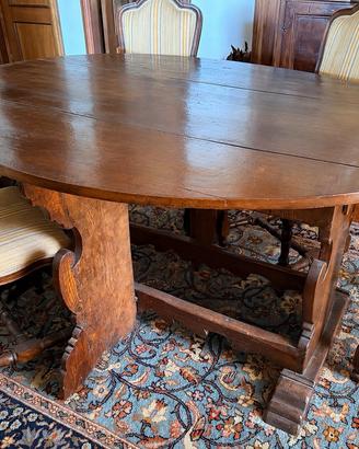 Tavolo massello rovere fine 700