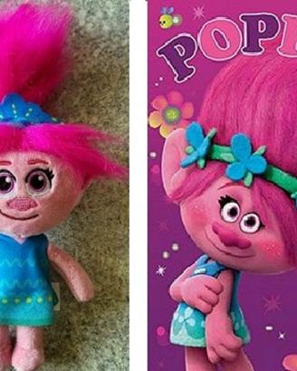 pupazzo Poppy originale Trolls film Dreamworks