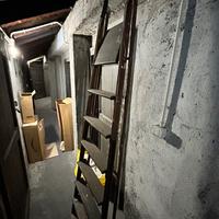 Scala in alluminio ferro grande 8 otto scalini