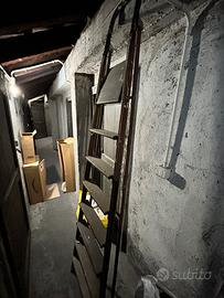 Scala in alluminio ferro grande 8 otto scalini