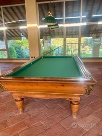 Biliardo antico restaurato