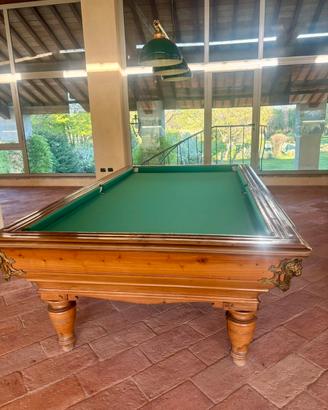 Biliardo antico restaurato