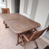 Set da giardino in legno
