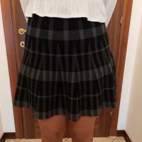 Mini gonna invernale elasticizzata