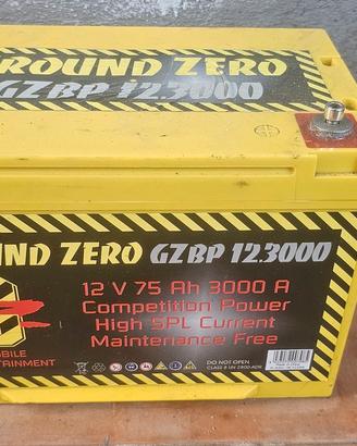 2 BATTERIE GRAUNDZERO COME NUOVE AGM 3000 EN 