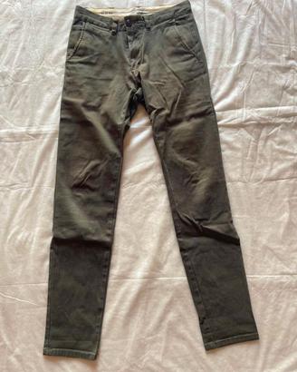 Pantaloni slim fit in cotone J.Hart & Bros